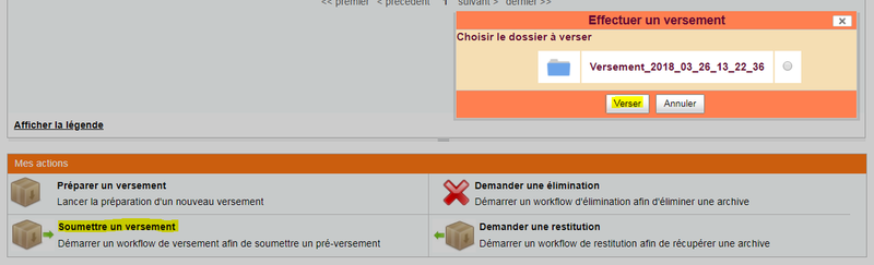 soumettre versement ged sas